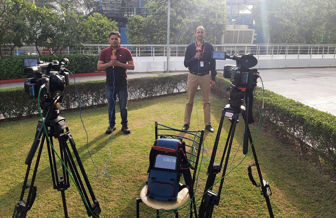 India today enriches its live coverage with liveu's 5g multi-cam  production-level solution - liveu
