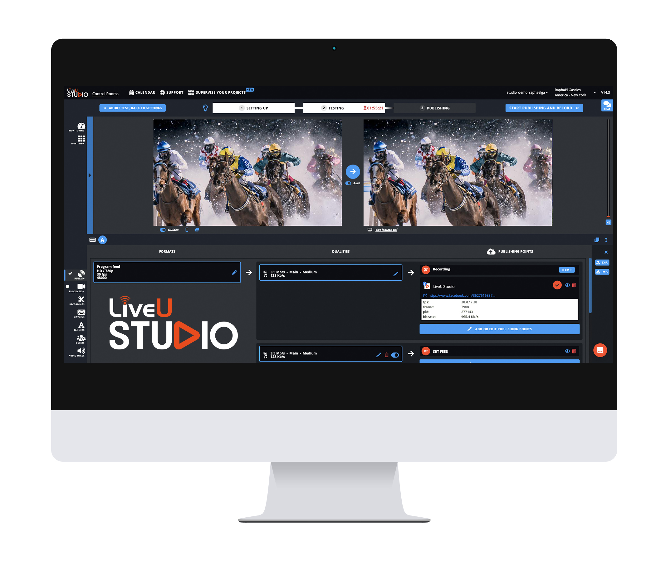 LiveU Launches LiveU Studio, the First Cloud IP Live Video Production  Service to Natively Support LRT™ - LiveU